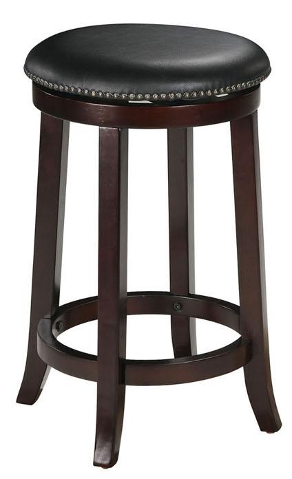 Acme Furniture Chelsea 04732 Transitional Upholstered Espresso Counter